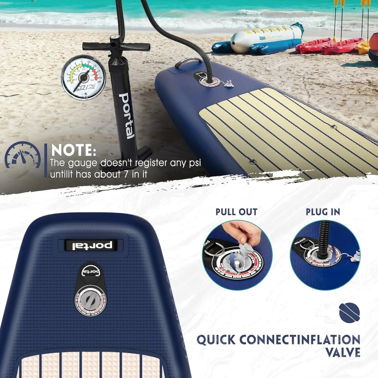 Inflatable SUP Paddle Board For Adults With Non Slip Deck