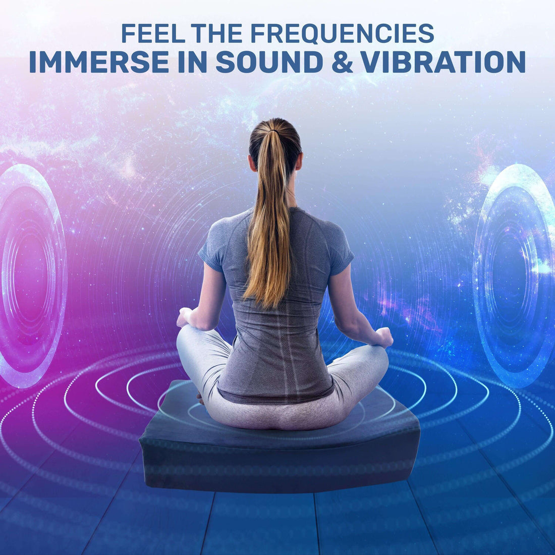 Premium Vibroacoustic Therapy Meditation Cushion Bundle