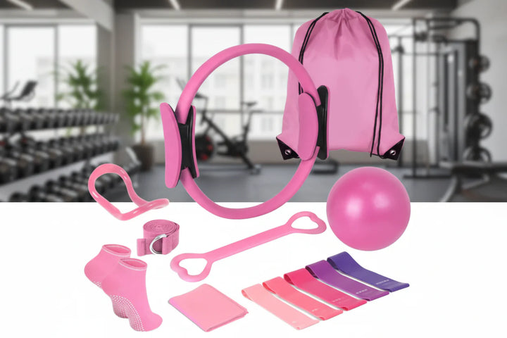 Yoga and Pilates Kit with Ring Ball and Resistance Bands