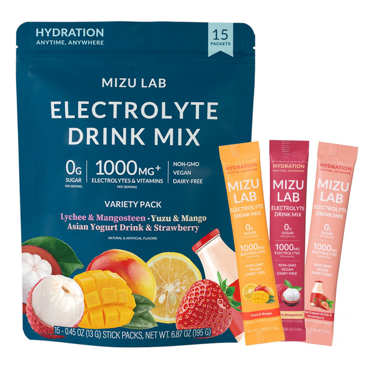 Zero Sugar Hydration Drink Mix Variety Pack with Electrolytes