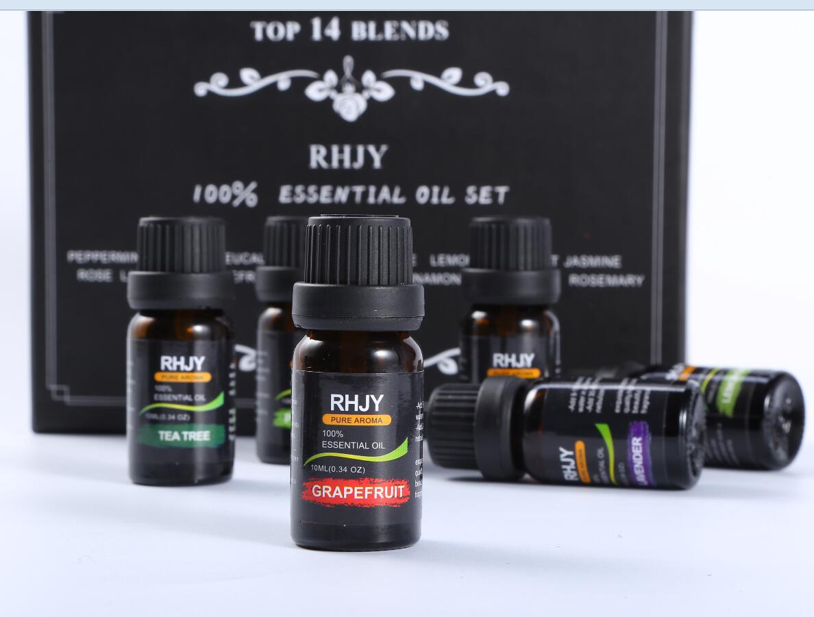 Aromatherapy Essential Oil Set With 14 Fragrant Flavors