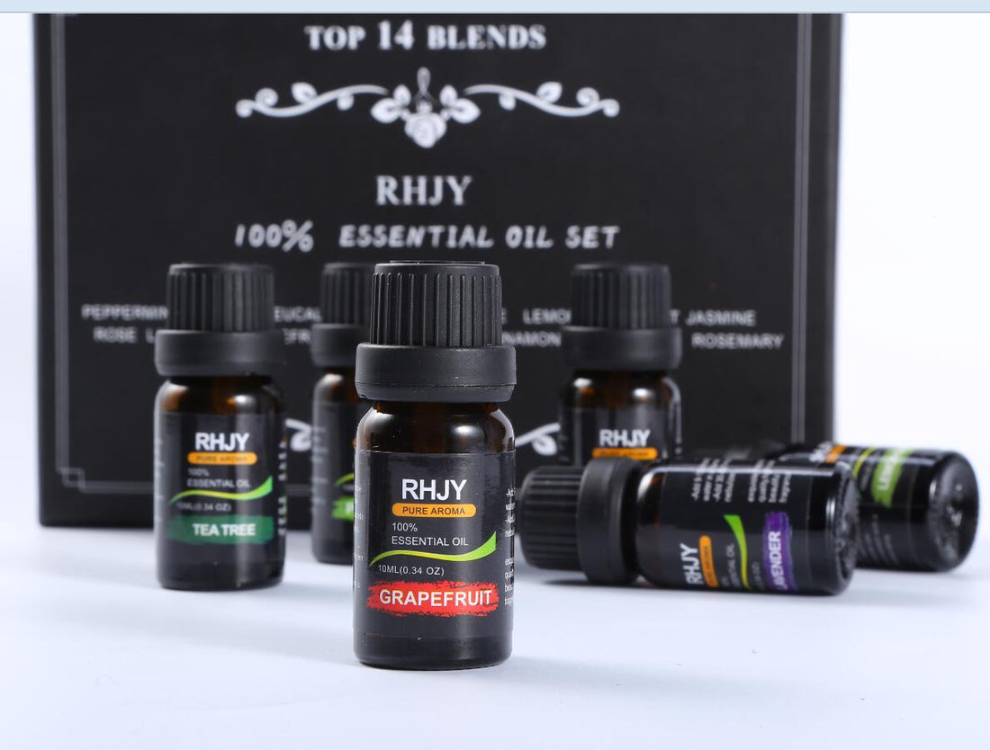 Aromatherapy Essential Oil Set With 14 Fragrant Flavors