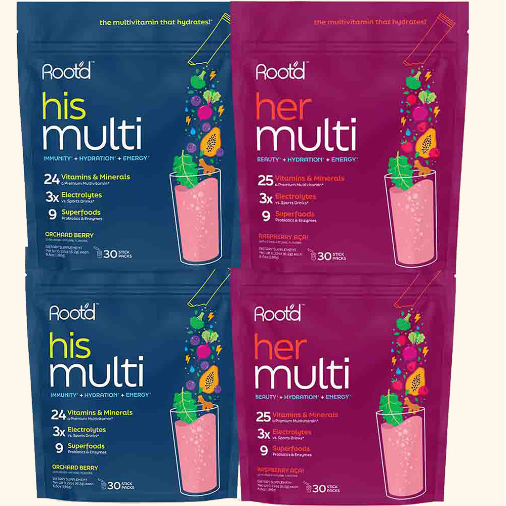 Hydrating Multivitamin Couples Wellness Pack For Him And Her