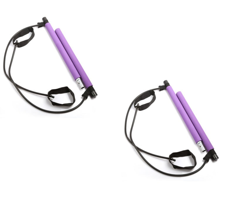 Yoga Crossfit Resistance Bands Exerciser Portable Gym Kit For Home