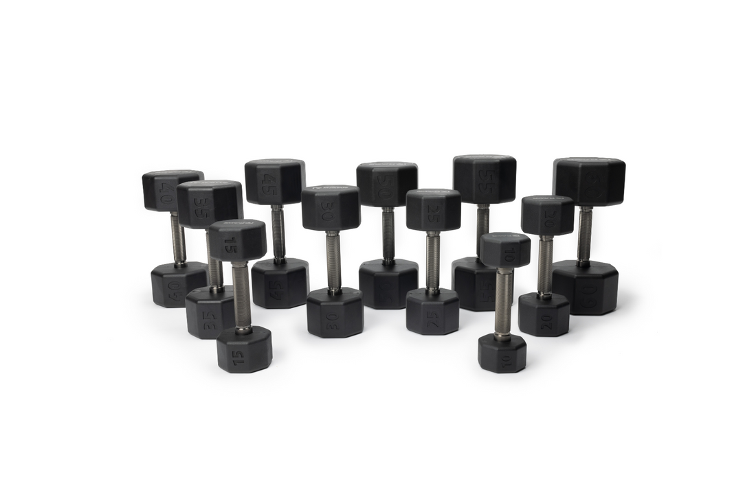 Rage Fitness Octo Rubber Dumbbell With Easy Grip Handle