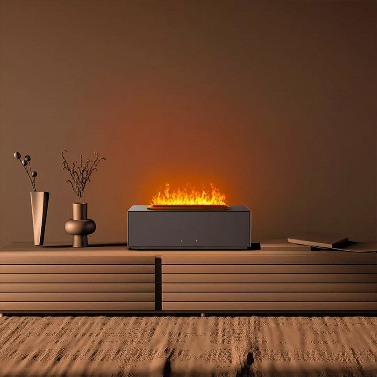 Pickup Flame Fireplace Aromatherapy Humidifier USB Powered