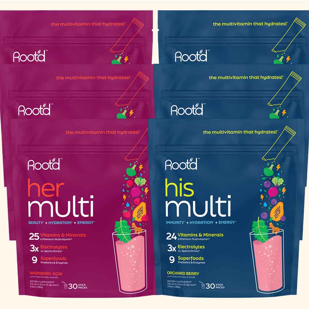 Hydrating Multivitamin Couples Wellness Pack For Him And Her