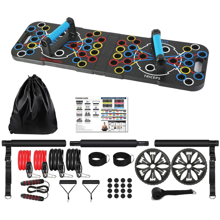 Push Up Board Home Gym Equipment With 15 Accessories