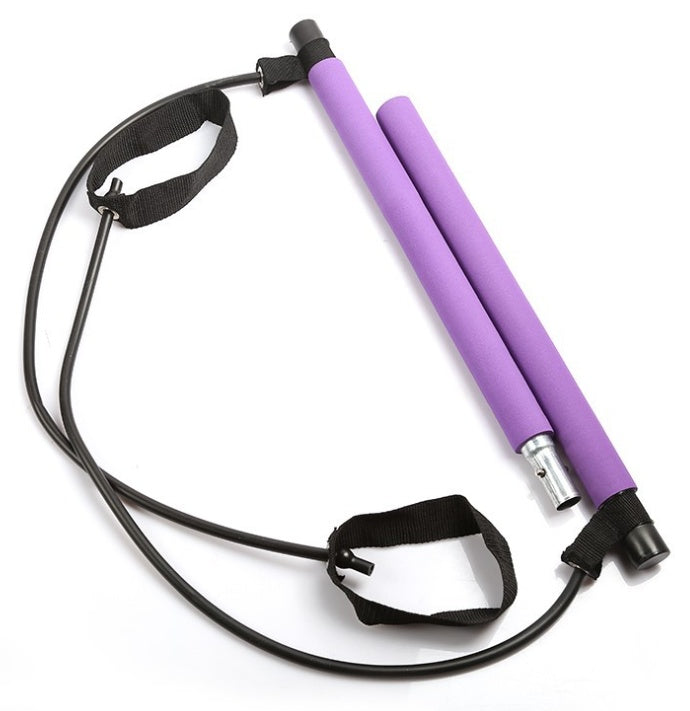 Yoga Crossfit Resistance Bands Exerciser Portable Gym Kit For Home