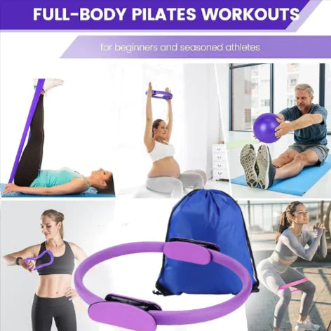 Yoga and Pilates Kit with Ring Ball and Resistance Bands