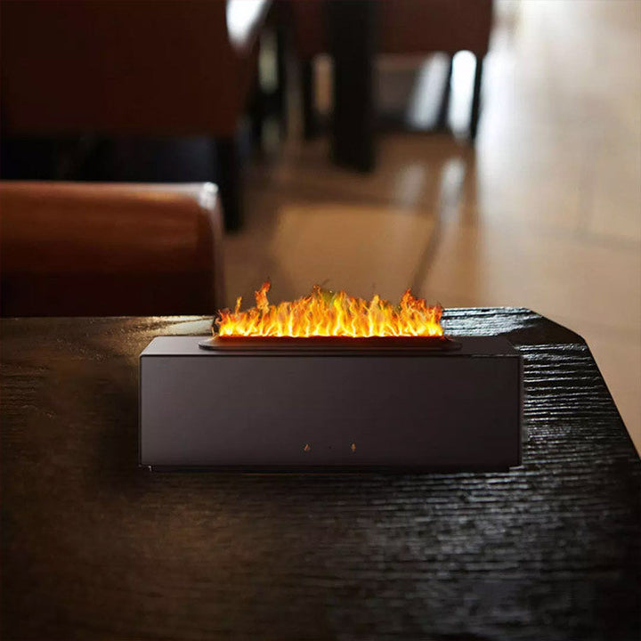 Pickup Flame Fireplace Aromatherapy Humidifier USB Powered