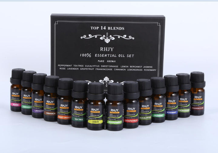 Aromatherapy Essential Oil Set With 14 Fragrant Flavors