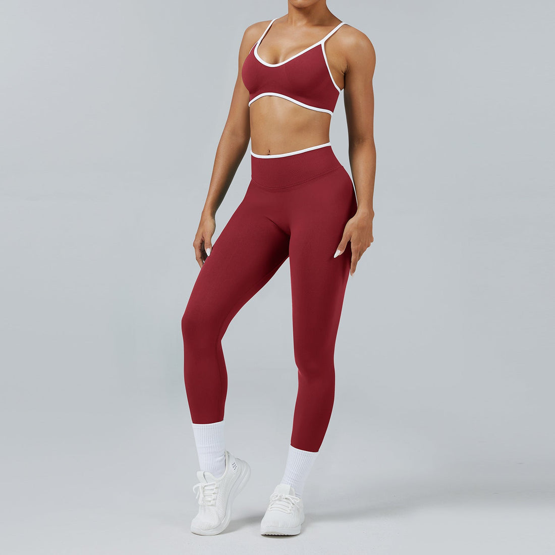 Seamless Back Support Running Quick Drying Yoga Fitness Set