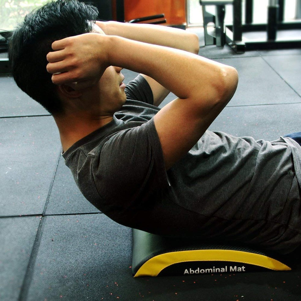 Portable Sit Up Training Mat For Core Workouts PVC Leather