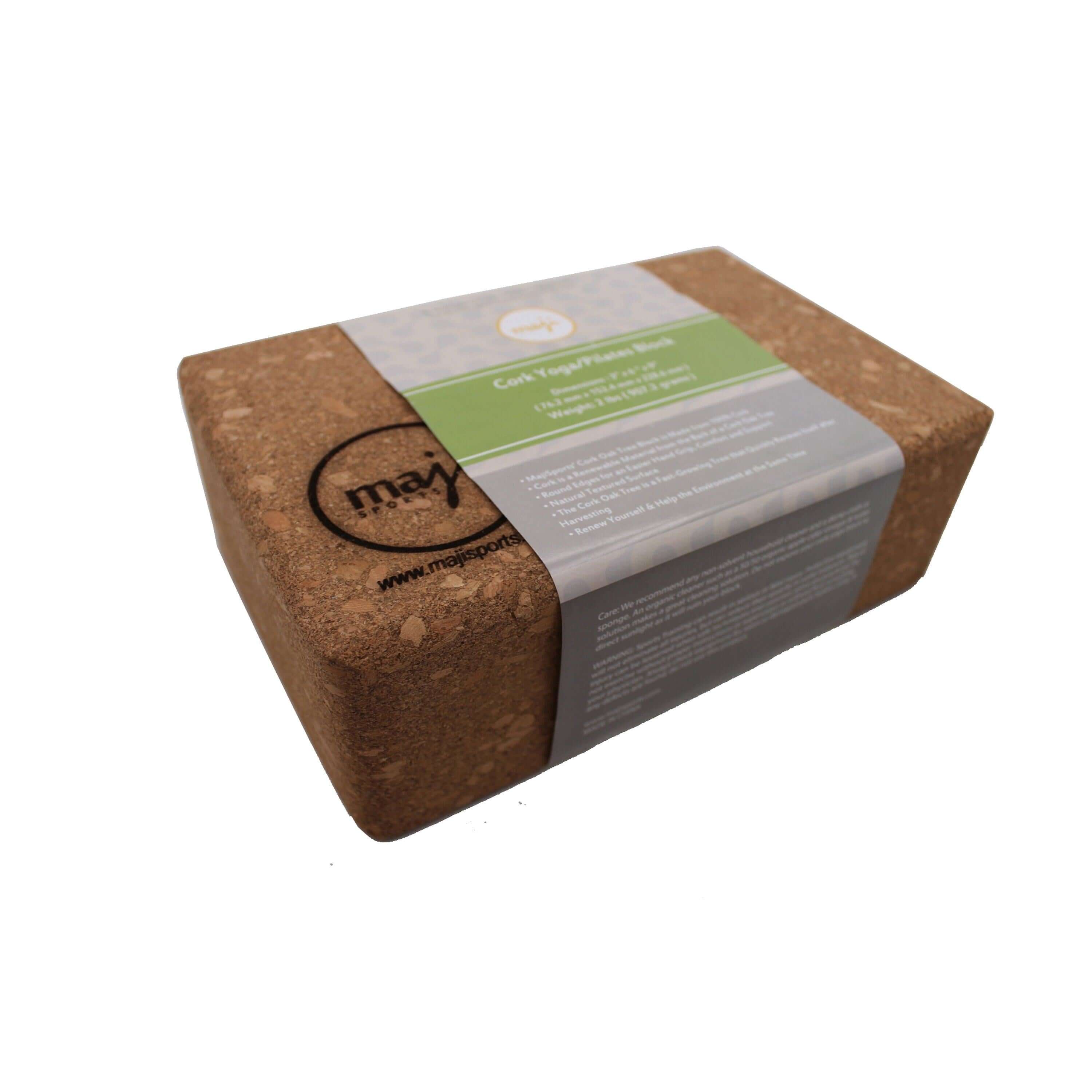100 Percent Cork Yoga Block For Pilates And Home Practice
