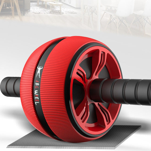 Silent TPR Abdominal Wheel Roller for Core Training