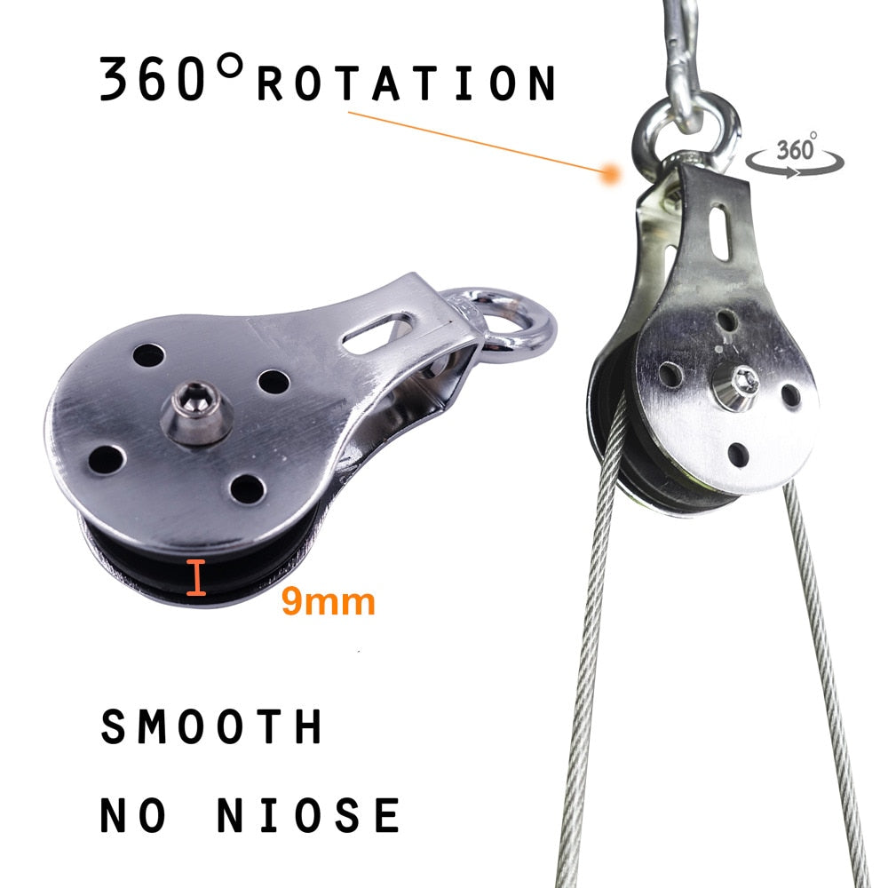 Pulley Cable Attachment For Arm Biceps Triceps Training Home Gym