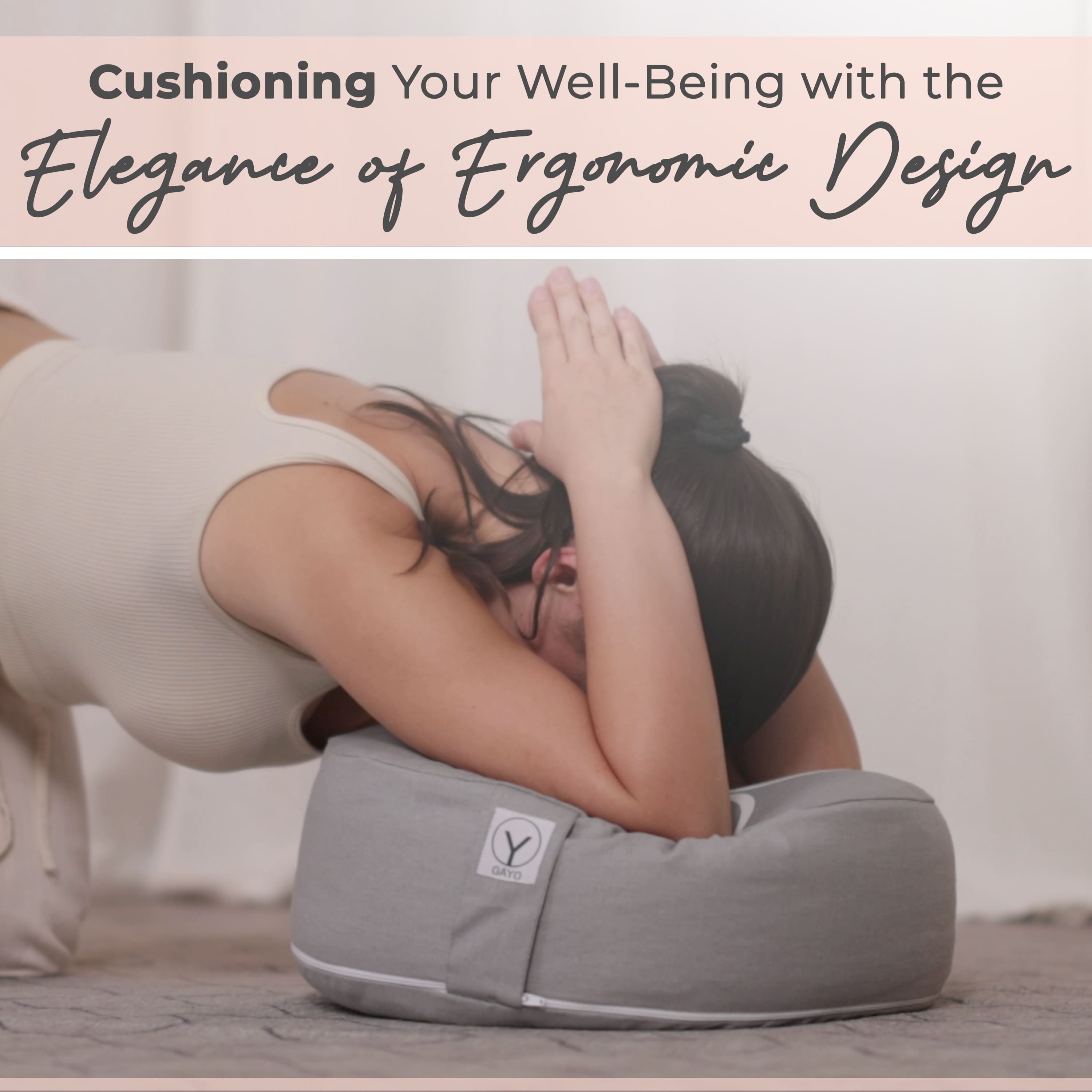 Gayo’s Premium Buckwheat Meditation Cushion Ergonomically Crafted for Posture