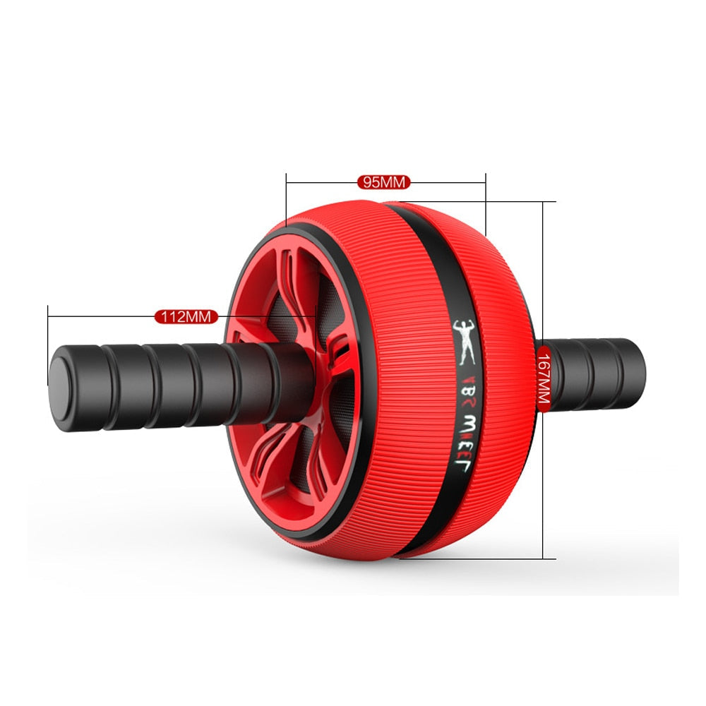Silent TPR Abdominal Wheel Roller for Core Training