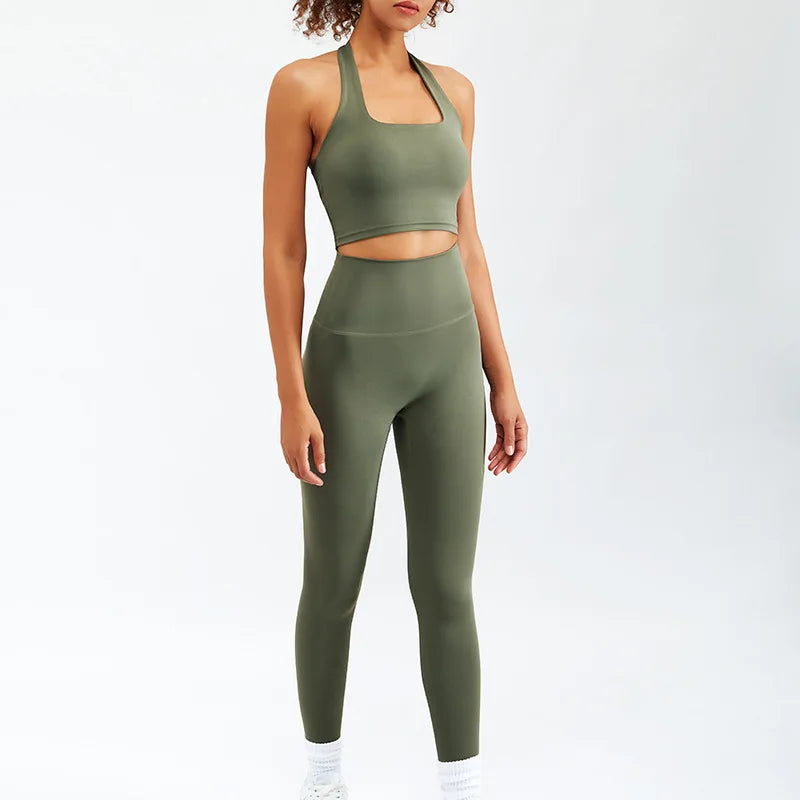 Yoga Set For Women Fitness Gym Workout Clothes