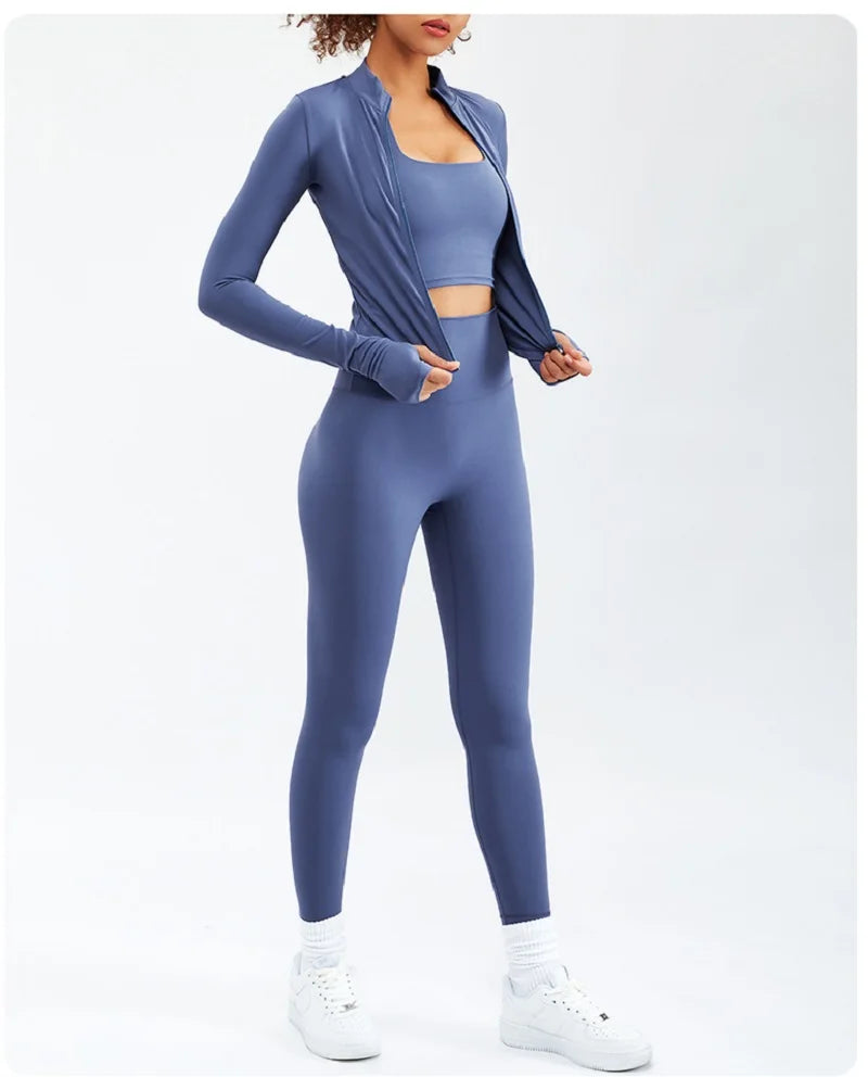 Yoga Set For Women Fitness Gym Workout Clothes