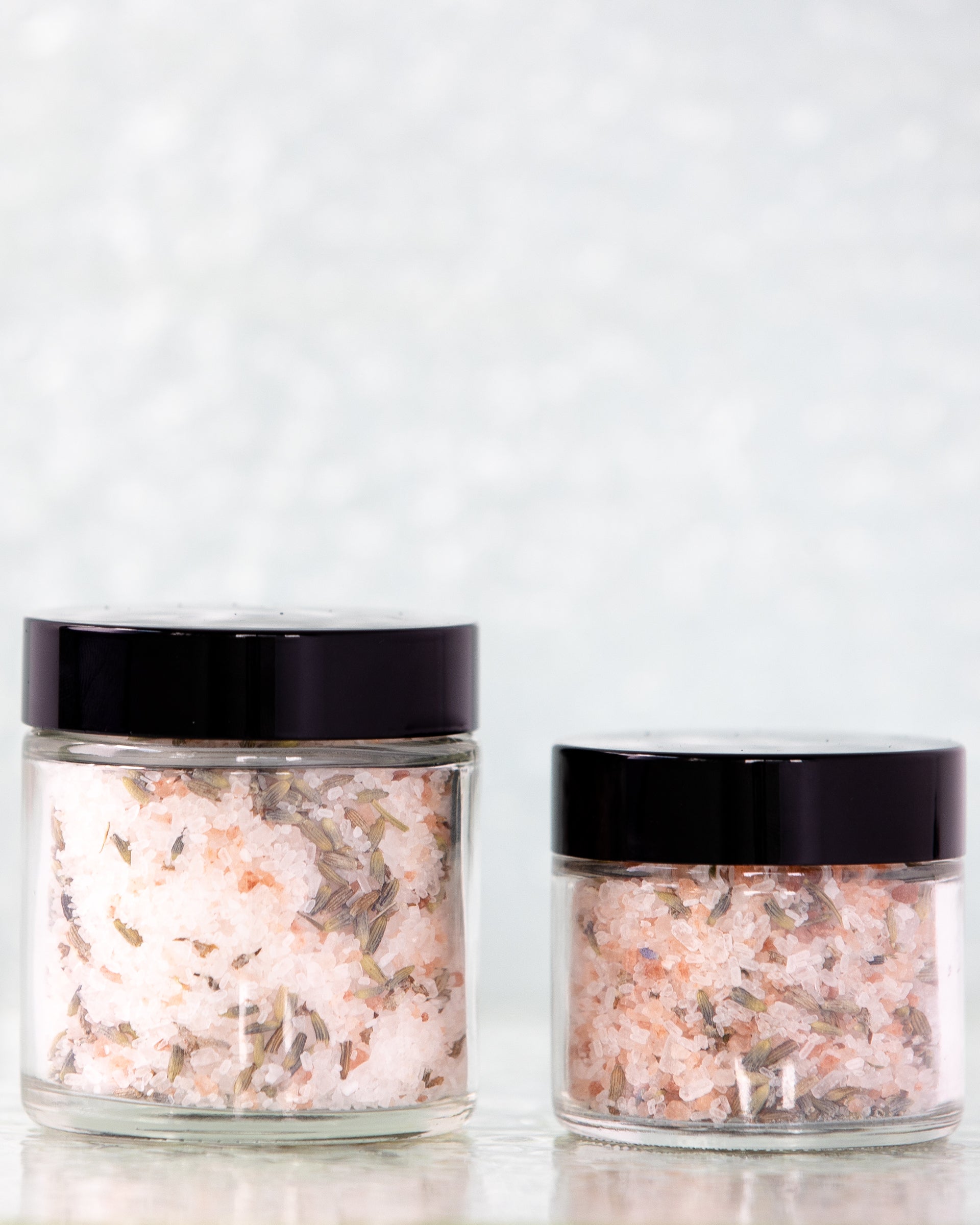 Aromatherapy Bath Salts With Organic Lavender And Dried Buds