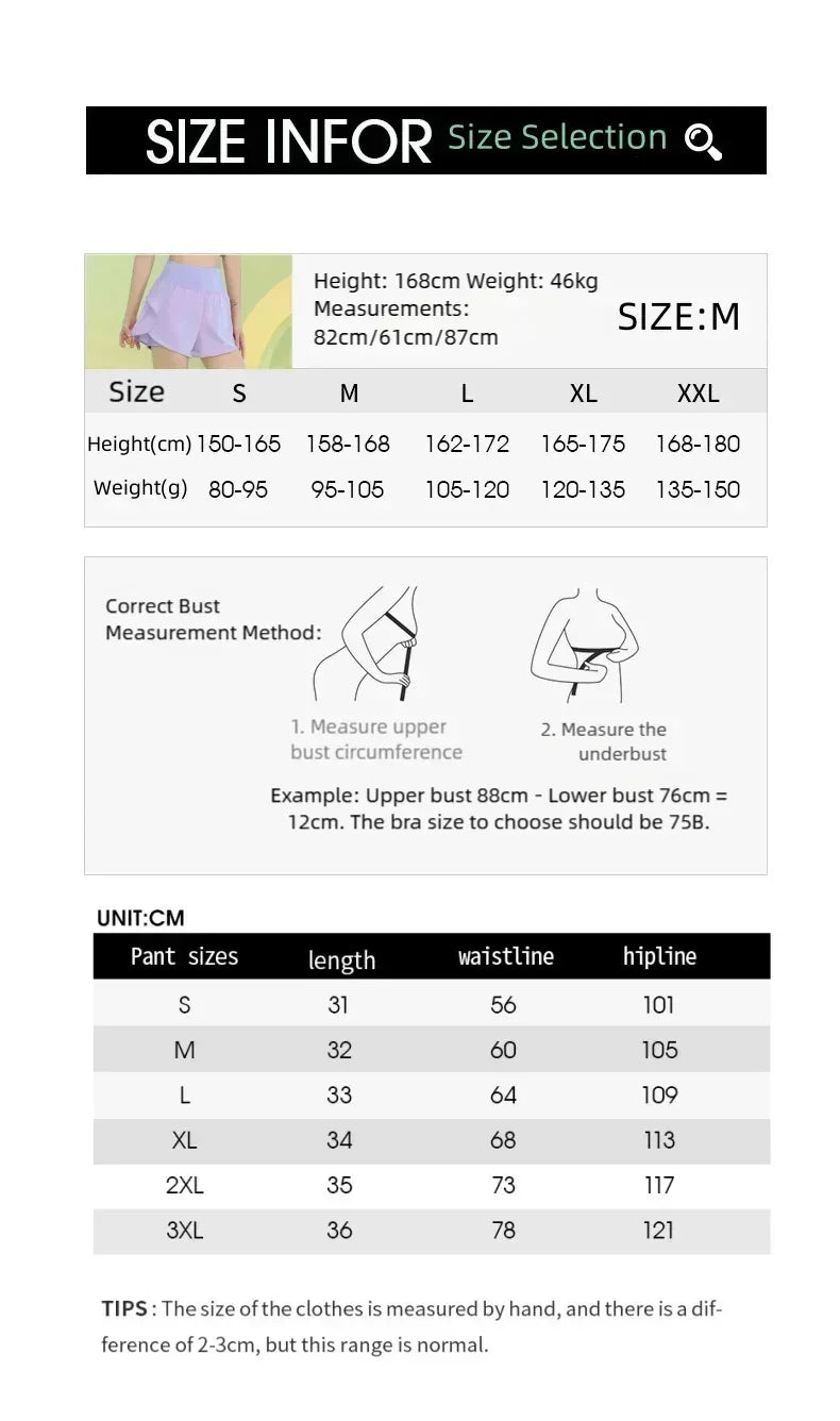 PHIGEER Yoga Shorts For Women Breathable Lightweight Gym With Pocket
