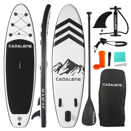 CADALENE Inflatable Stand Up Paddle Board With Anti-Slip EVA Deck