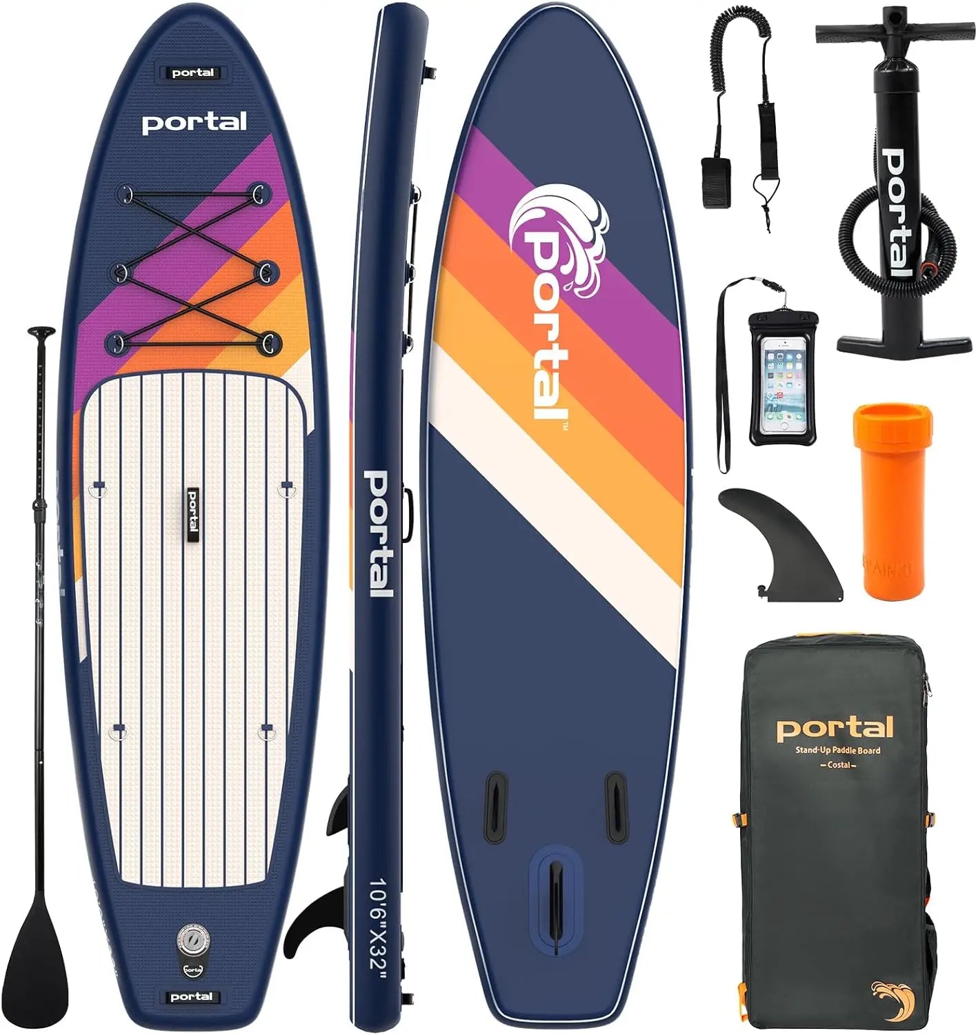 Inflatable SUP Paddle Board For Adults With Non Slip Deck