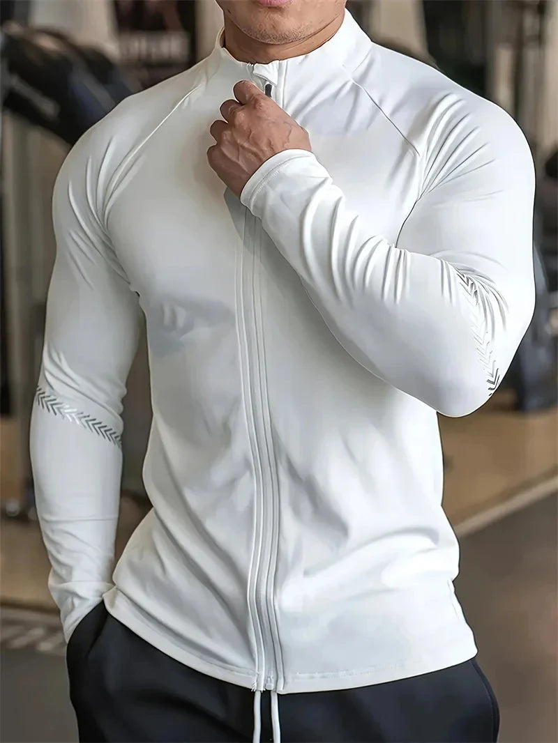 Men's Compression Sports Jacket For Gym And Running