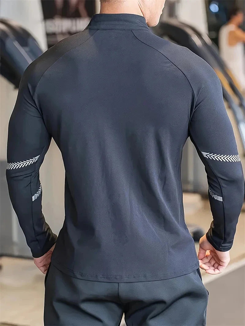 Men's Compression Sports Jacket For Gym And Running