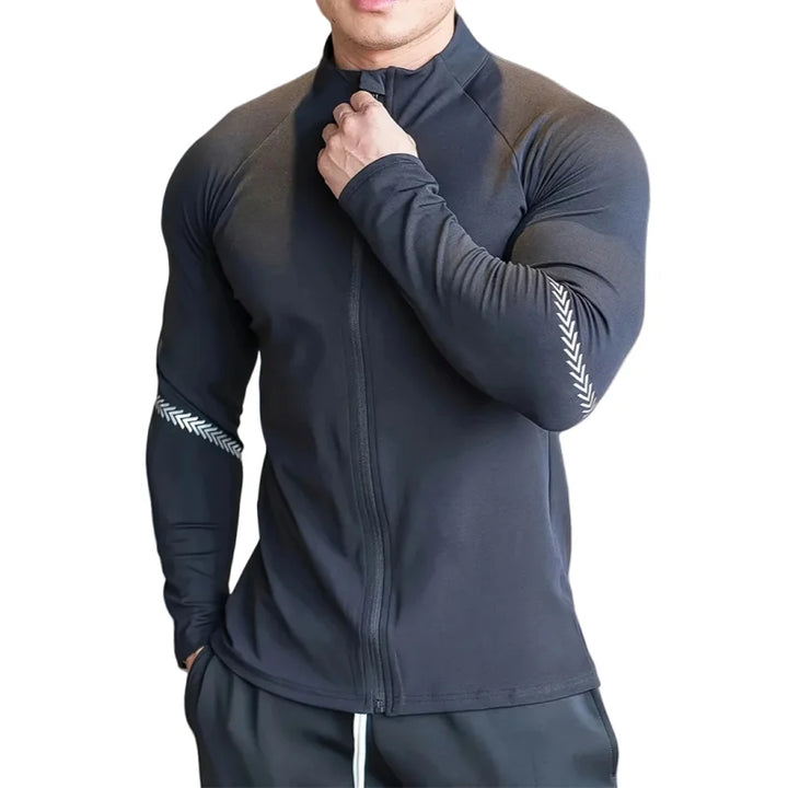 Men's Compression Sports Jacket For Gym And Running
