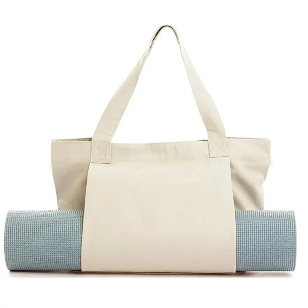 Canvas Gym Bag for Yoga and Pilates Gear Lightweight Durable