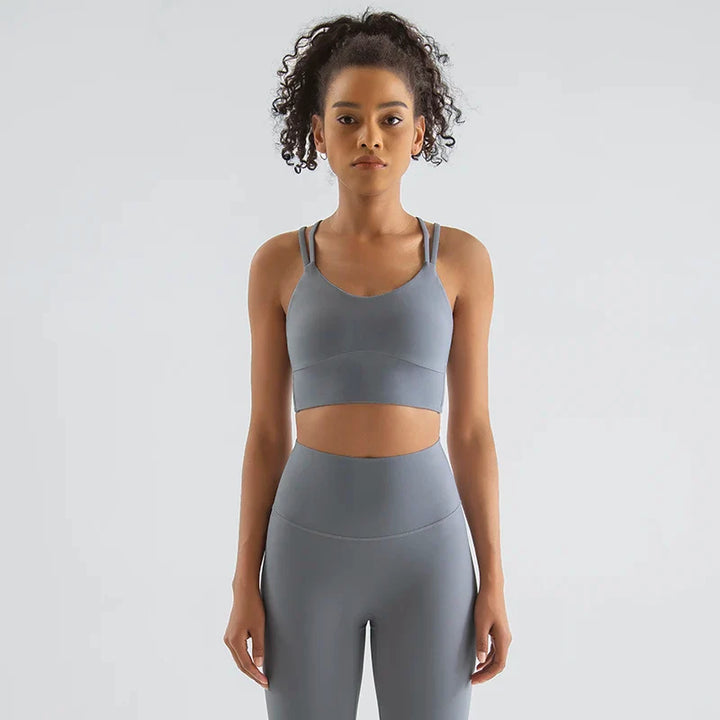 Women's Yoga Set Moisture Wicking Top and Bottom Workout Wear