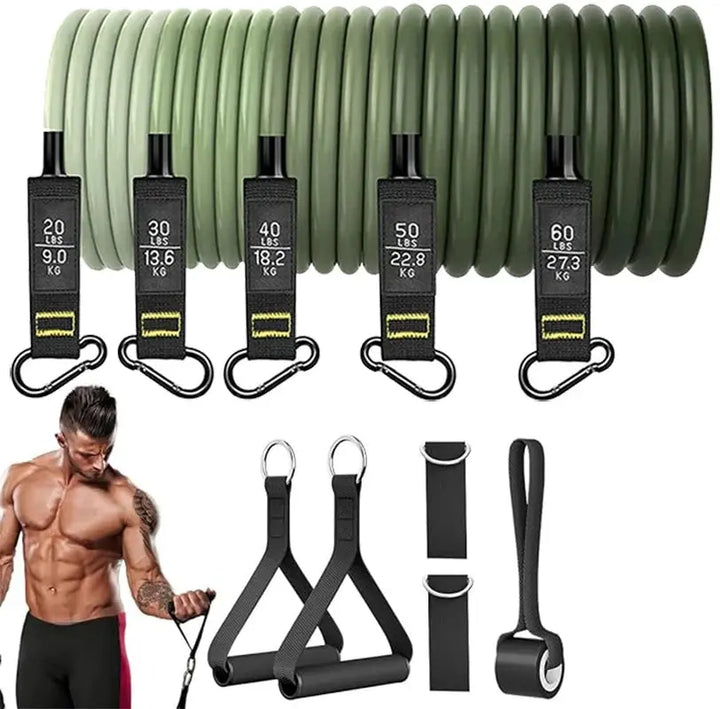 Resistance Band Set for Yoga Pilates and Fitness