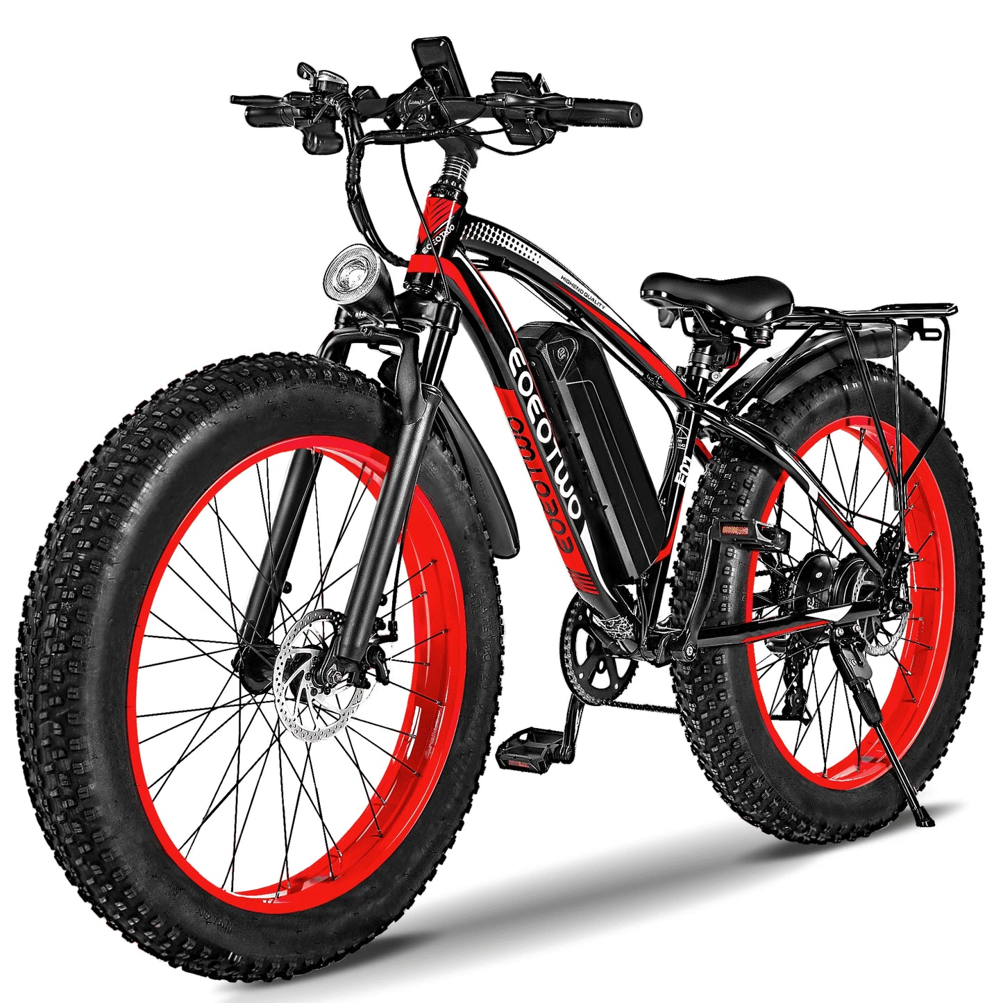 EOEOTWOC 1500W Electric Bike 48V 15Ah Fat Tire Ebike 34MPH