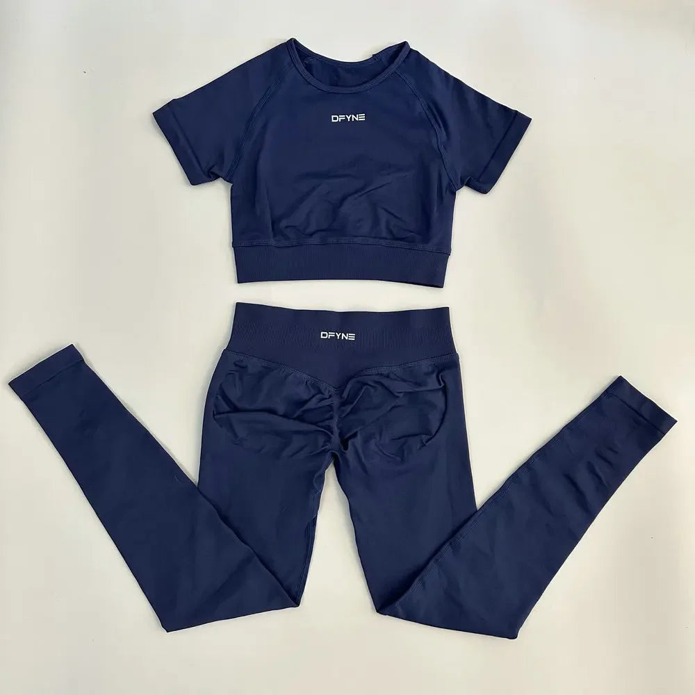 Fitness Apparel 2 Piece Yoga Outfit for Comfort and Mobility