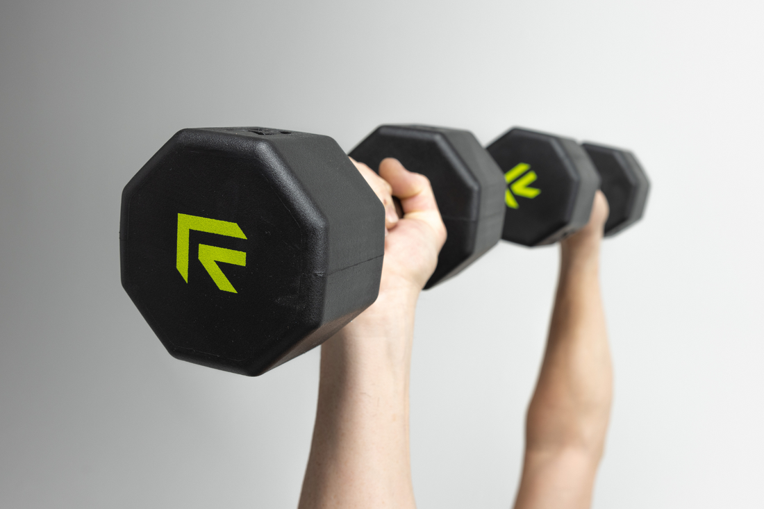 Rage Fitness Octo Rubber Dumbbell With Easy Grip Handle