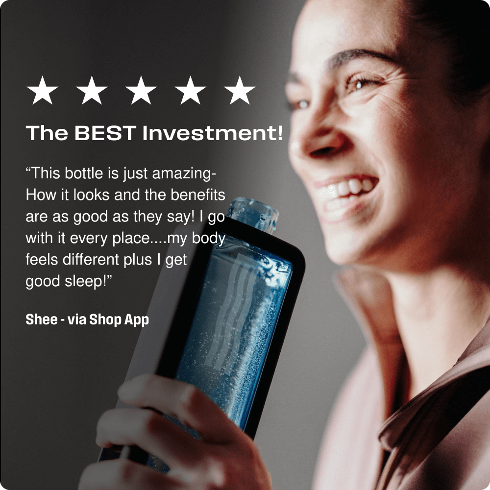 Echo Flask Hydrogen Water Bottle Delivering 8 PPM Molecular Hydrogen