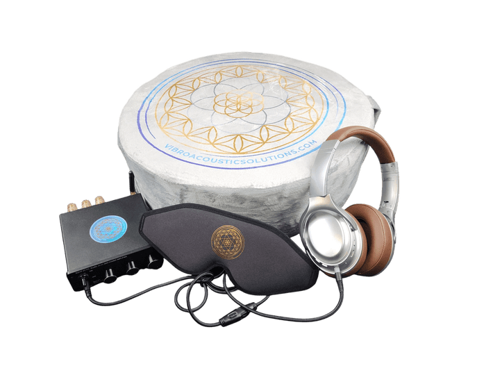 Premium Vibroacoustic Zafu Meditation Cushion Bundle