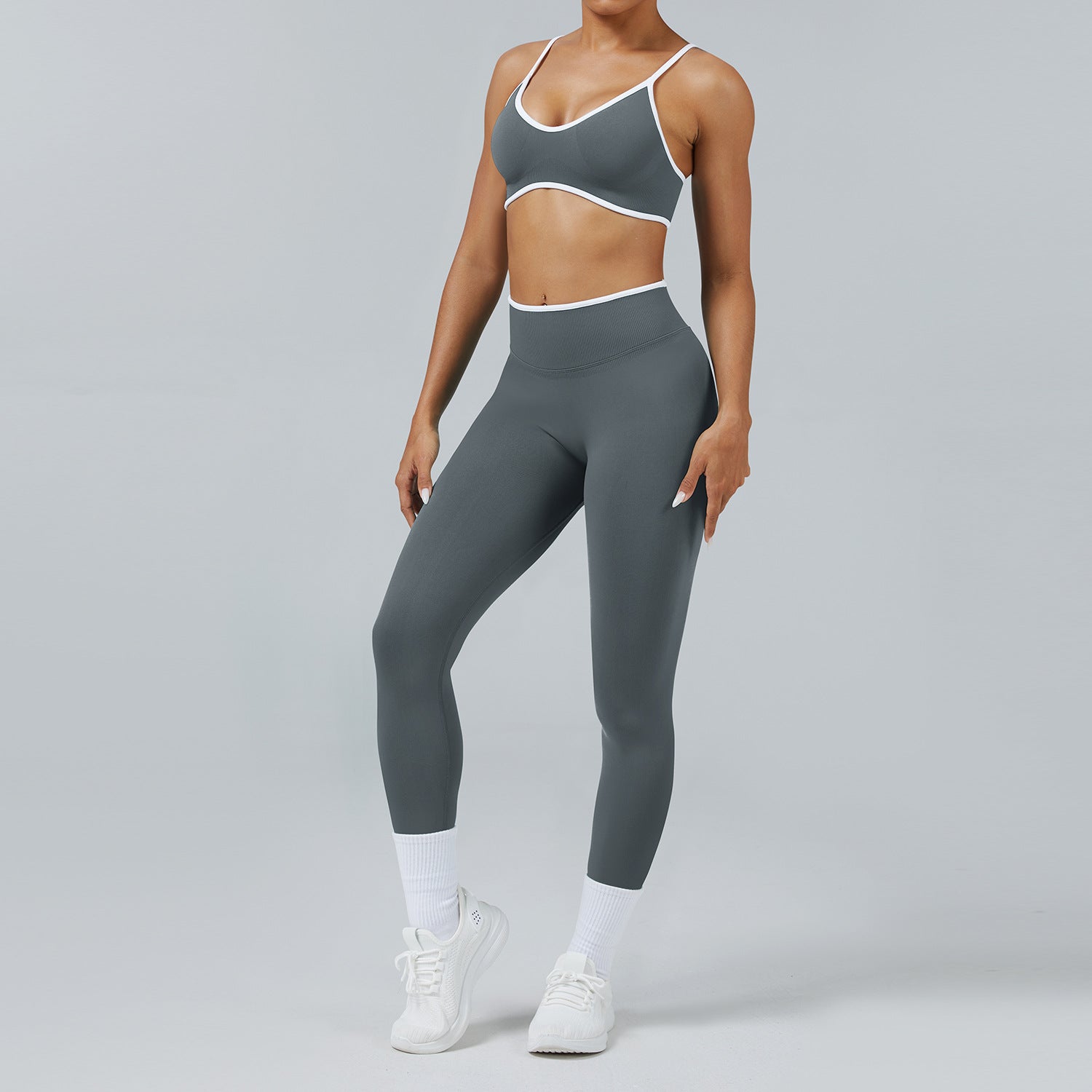 Seamless Back Support Running Quick Drying Yoga Fitness Set