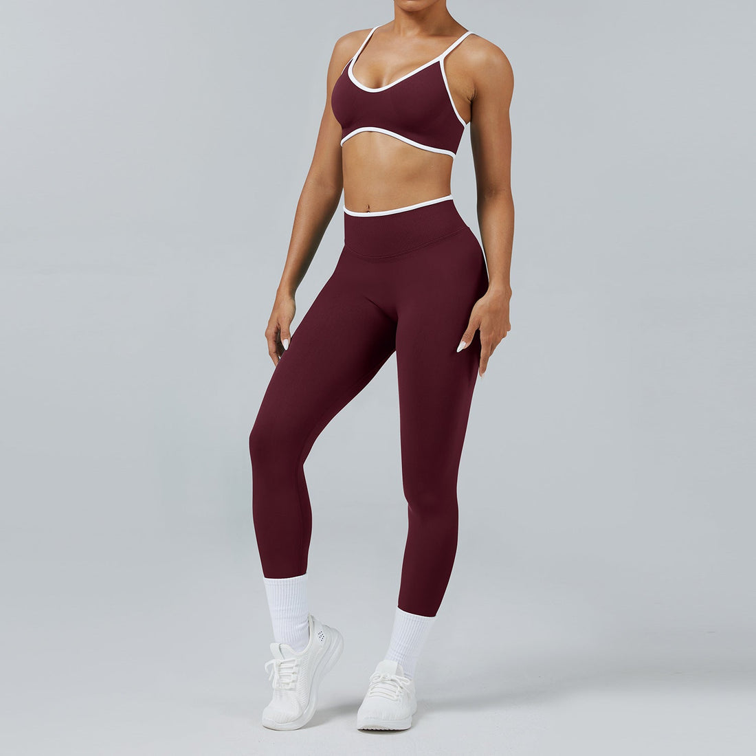 Seamless Back Support Running Quick Drying Yoga Fitness Set