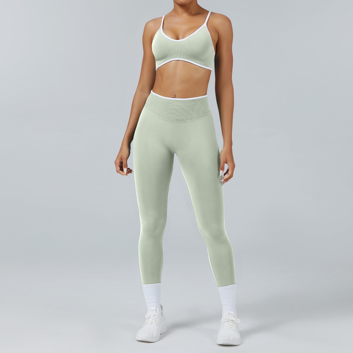 Seamless Back Support Running Quick Drying Yoga Fitness Set