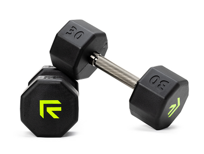 Rage Fitness Octo Rubber Dumbbell With Easy Grip Handle