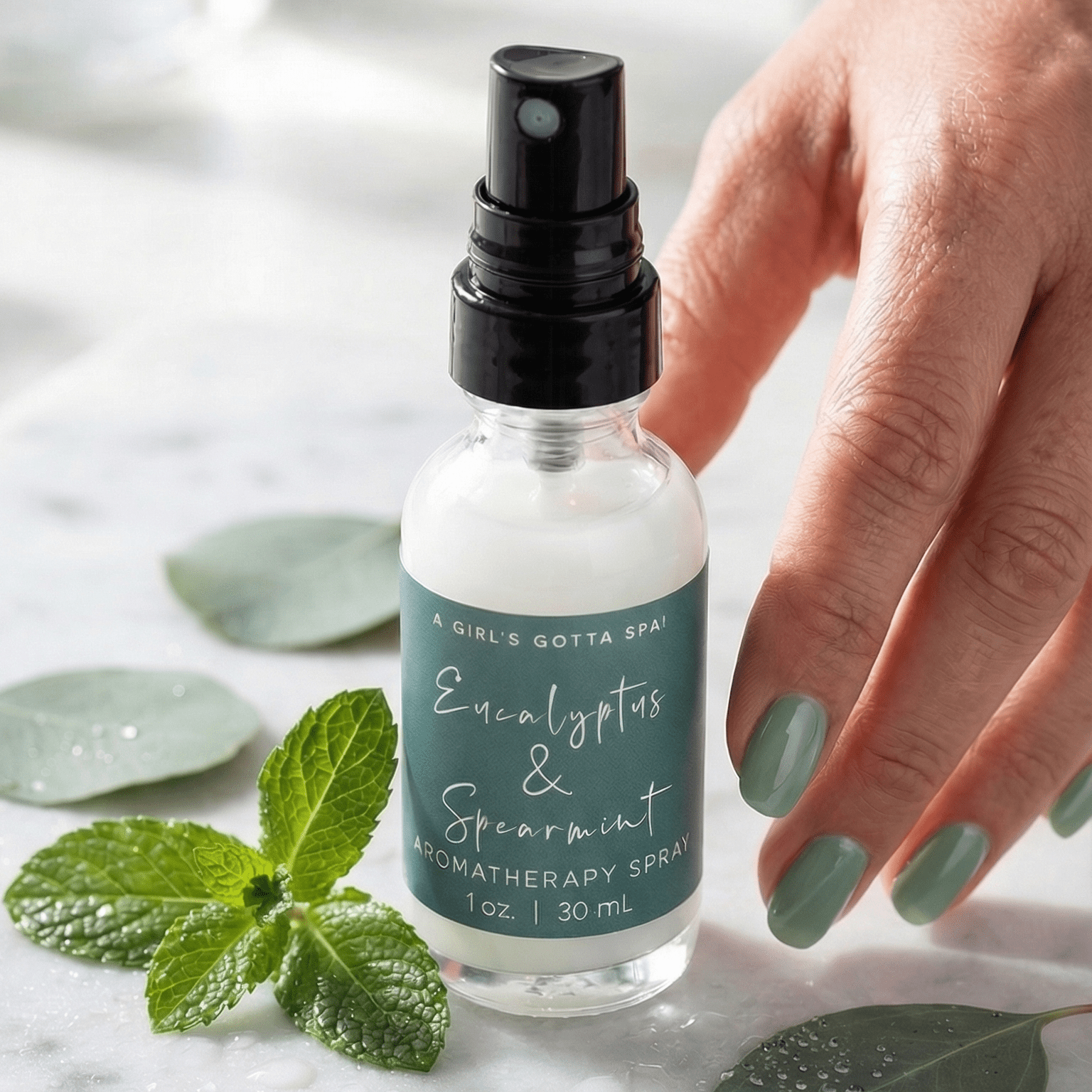 Eucalyptus And Spearmint Aromatherapy Spray For Relaxation And Focus
