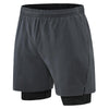Men's 2 In 1 Sport Shorts Quick Dry Breathable Running