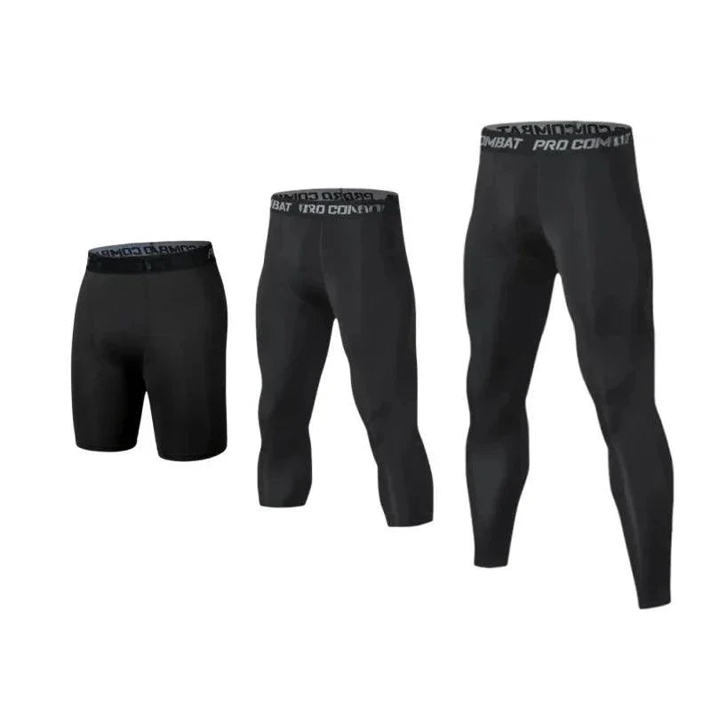 Mens Compression Pants Tights Cool Dry Baselayer For Running