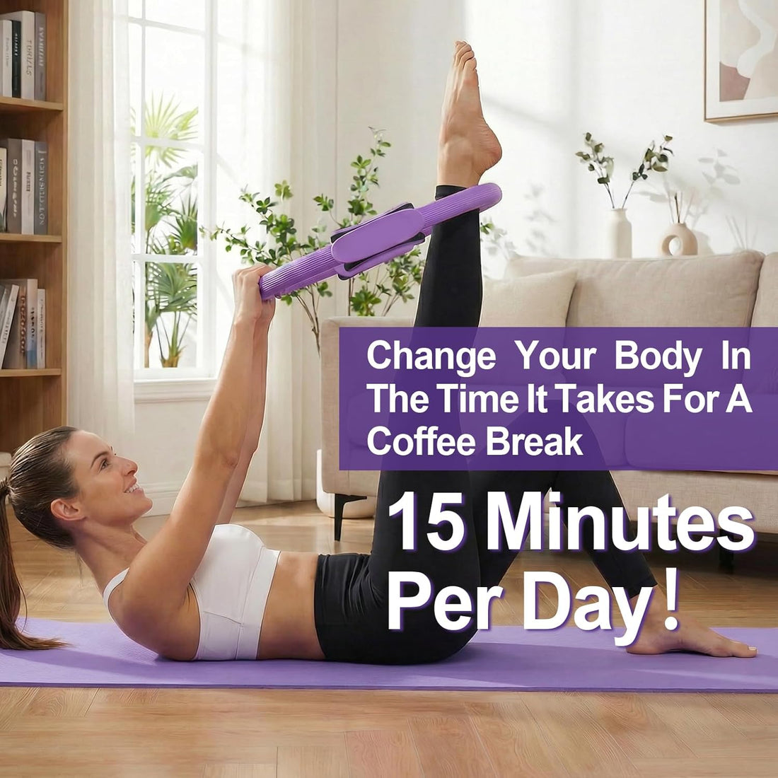 Yoga and Pilates Kit with Ring Ball and Resistance Bands