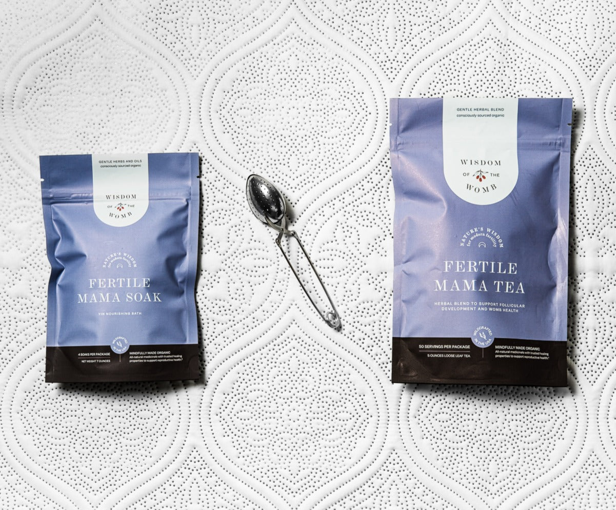 Fertile Mama Fertility Tea Bath Soak Meditation Bundle