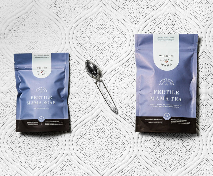 Fertile Mama Fertility Tea Bath Soak Meditation Bundle